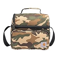 Carhartt Insulated 12 Can Two Compartment Lunch Cooler, Camo, One Size