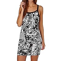 Volcom Women's Georgia May Jagger All Over Print Strappy Dress