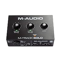 M-Track Solo – USB Audio Interface for Recording, Streaming and Podcasting with XLR, Line and DI Inputs, Plus a Software Suite Included