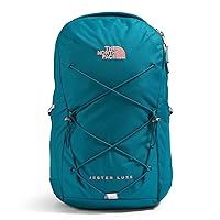 THE NORTH FACE Women's Every Day Jester Laptop Backpack, Blue Moss/Burnt Coral Metallic, One Size