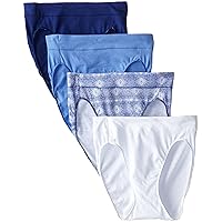 Hanes Womens Comfortblend Hi-Cut Panty (Pack Of 4)