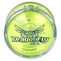 Duncan Dragonfly Yo-Yo -Clear with Green Cap