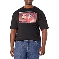 Disney Big & Tall Princesses Gaston Gym Meme Men's Tops Short Sleeve Tee Shirt
