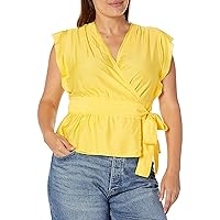 Women's Plus Size Ashlene Top in Empire Yellow