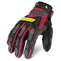 Ironclad Command Impact 360 Cut A6 Work Gloves; Touch Screen Gloves Conductive Palm & Fingers, Impact Protection, Machine Washable, Sized S, M, L, XL, XXL (1 Pair), Red (IEX-MIGR5-05-XL)