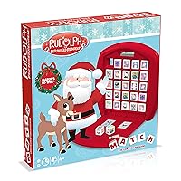 Top Trumps Match Game Rudolph - Family Board Games for Kids and Adults - Matching Game and Memory Game - Fun Two Player Kids Games - Memories and Learning, Board Games for Kids 4 and up