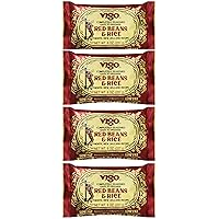 Authentic Red Beans & Rice, Low Fat, 8oz (Red Beans & Rice, Pack of 4)