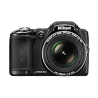 Nikon COOLPIX L830 16 MP CMOS Digital Camera with 34x Zoom NIKKOR Lens and Full 1080p HD Video (Black) (Renewed)