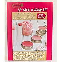 Life of the Party Lip Balm & Scrub Kit, Makes 8 balms and 1 Scrub, 2 Ounces