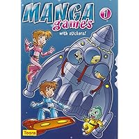 Manga Puzzle Book With Stickers 1 (Manga Games With Stickers)