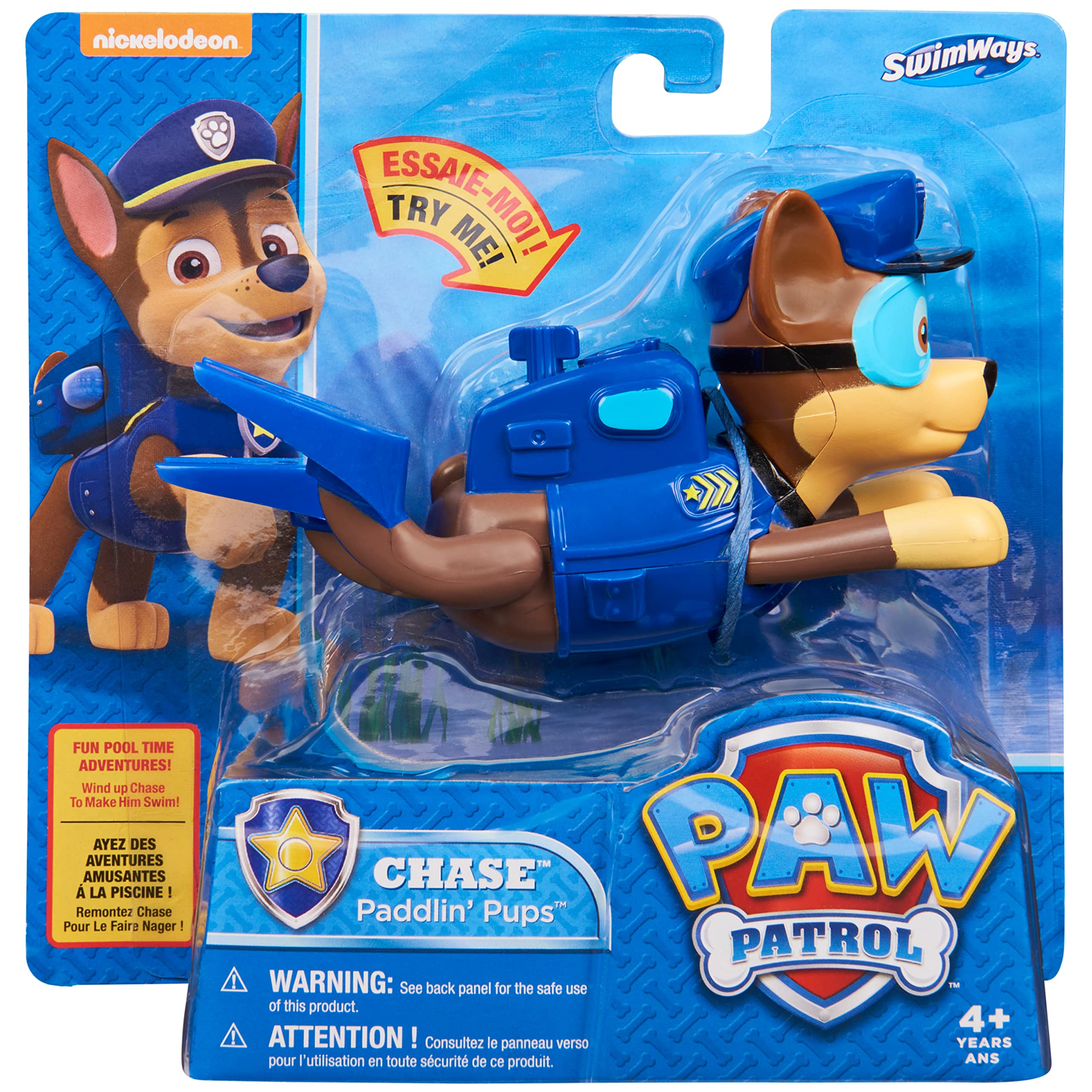 SwimWays Paw Patrol Paddlin' Pups Pool Toys & Outdoor Games, Bath Toys & Pool Party Supplies for Kids Aged 4 & Up, No Batteries Required