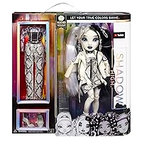 Rainbow High Shadow Series 1 Heather Grayson- Grayscale Fashion Doll. 2 Grey Designer Outfits to Mix & Match with Accessories, Great Gift for Kids 6-12 Years Old and Collectors, Multicolor, 580782