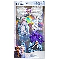 Townley Girl Disney Frozen Hair Accessories Box|Gift Set for Kids Girls|Ages 3+ (6 Pcs) Including Hair Bow, Hair Brush, Hair Clips and More, for Parties, Sleepovers and Makeovers