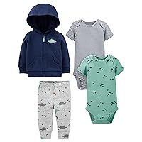Simple Joys by Carter's baby-boys 4-piece Jacket, Pant, and Bodysuit Set