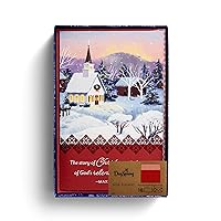 DaySpring - Max Lucado - The Story of Christmas - Christmas Village - 18 Christmas Boxed Cards and Envelopes, NCV (U1007)
