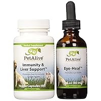 PetAlive Eye-Heal and Immunity & Liver Support ComboPack