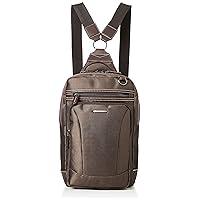 Cubic Core 1E80 Wild Twill 2-Way Backpack, Brown