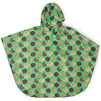 Western Chief Girl Scouts It's Raining Cookies Poncho, Green