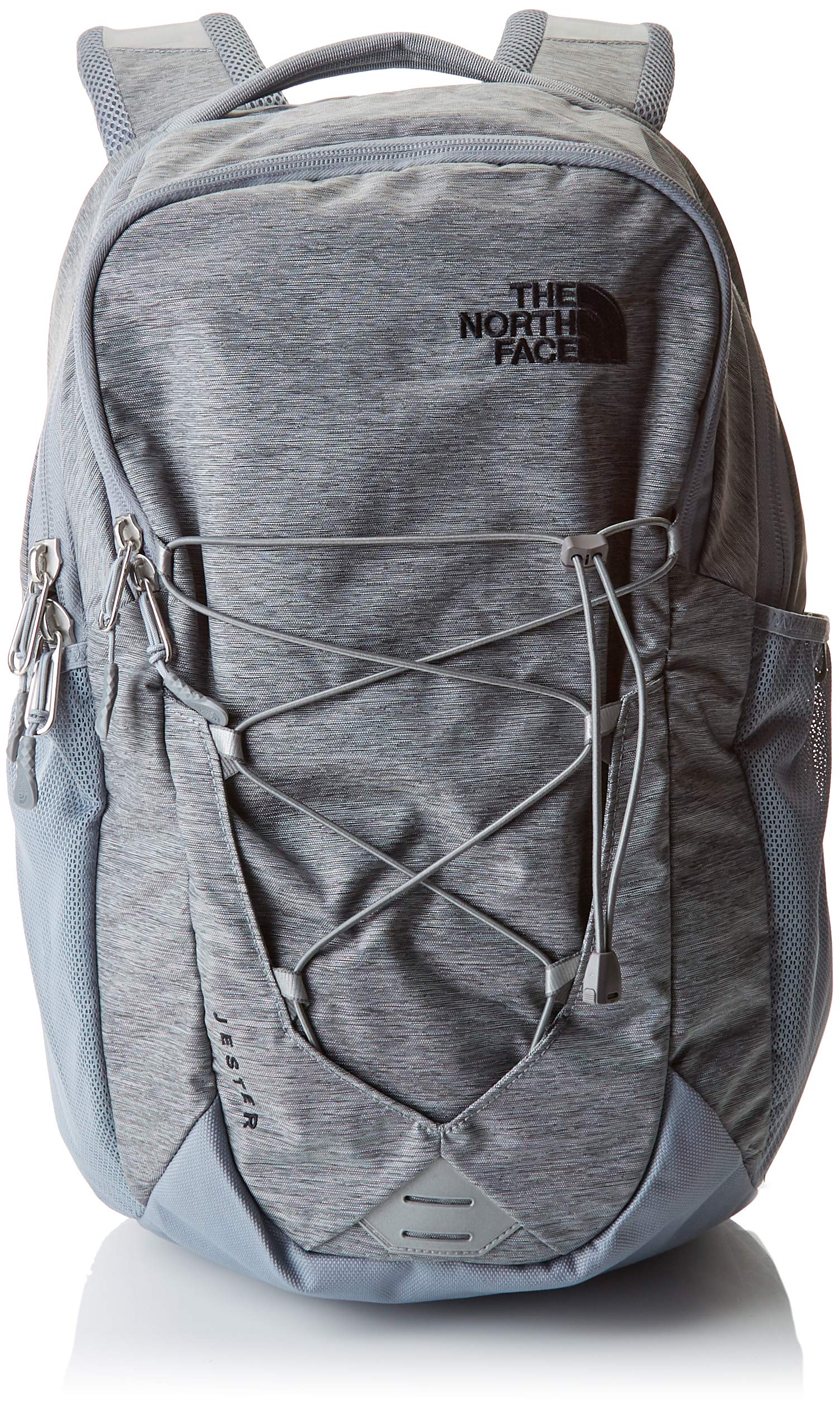 The North Face Jester Backpack, Mid Grey Dark Heather/TNF Black, One Size