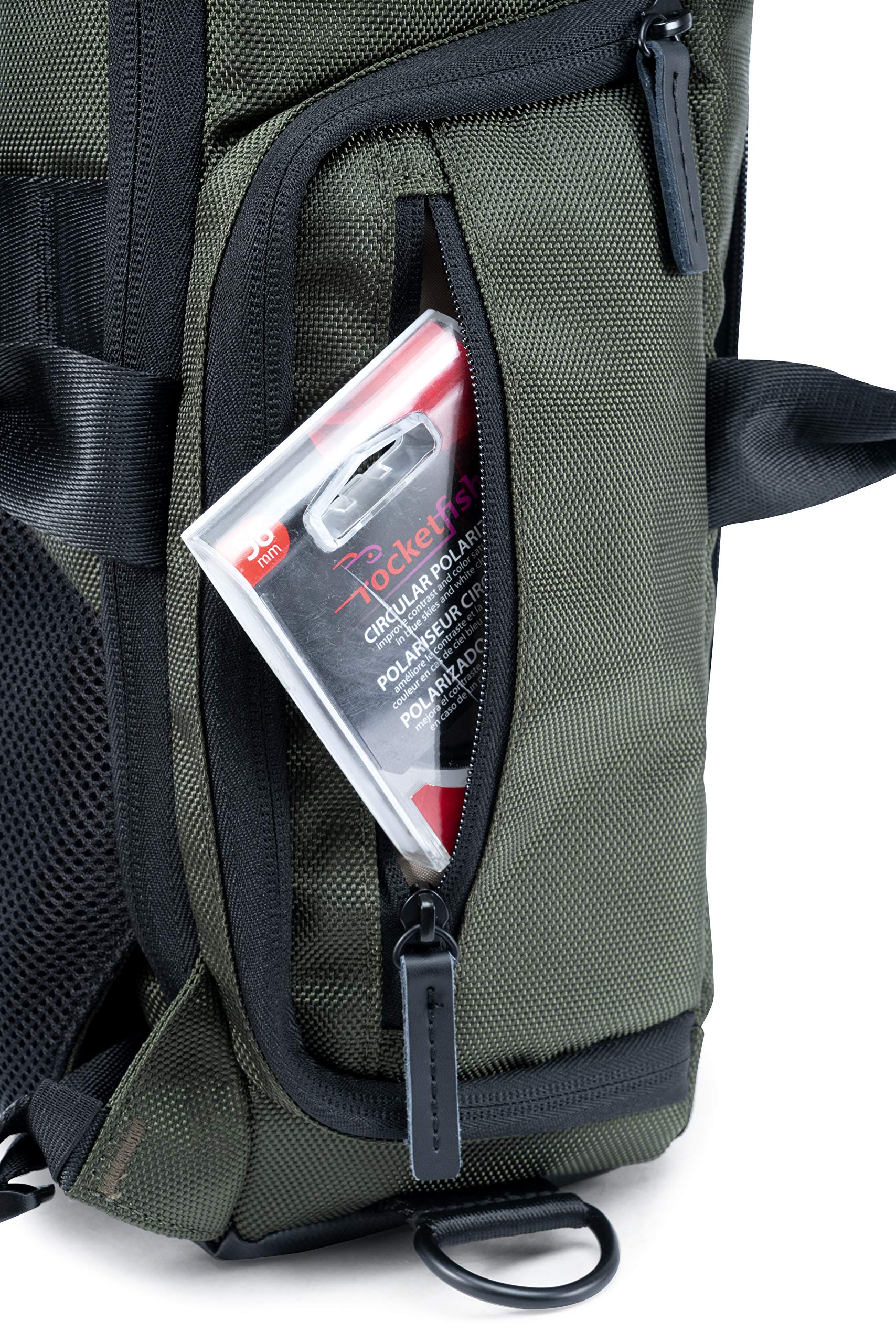 Vanguard VEO SELECT49 GR Backpack/Shoulder Bag for DSLR, Mirrorless/CSC Camera or Drone, Green