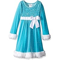 Bonnie Jean Holiday Christmas Dress - Big Girls' Sequin Bodice Dress