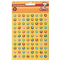 Eureka Back to School Classroom Supplies Peanuts Woodstock Mini Sticker Book, 704 pcs