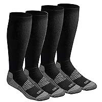 Dickies Men's Light Comfort Compression Over-the-calf Socks