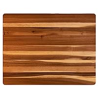 Thirteen Chefs Cutting Boards - Large, Lightweight, 24 x 18 Inch Acacia Wood Chopping Board for Plating, Appetizers, Charcuterie and Kitchen Prep - Portable Cooking Accessories