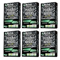 Treefrog Air Freshener, Bamboo Charcoal, New Car Scent 6-Pack, Captures, Eliminates Odors, Purifies and Freshens Air, Generously Large Size 200g
