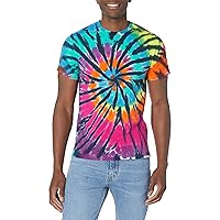 Liquid Blue Men's Rainbow Spiral Streak T-Shirt