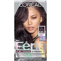 L'Oreal Paris Feria Multi-Faceted Shimmering Permanent Hair Color, 525 Purple Smoke, Pack of 1, Hair Dye