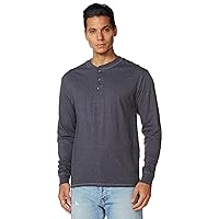 Men's T-Shirts, Men's BeefyT Henley Shirts, Men's Cotton Long Sleeve Shirts