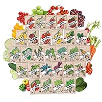 Premium Vegetable & Tomato Seeds Variety Bundle - 20 Variety Pack Vegetable & 9 Variety Pack Tomato Seeds — 100% Non-GMO Heirloom Seed Packets for Gardening - 29 Variety Packets