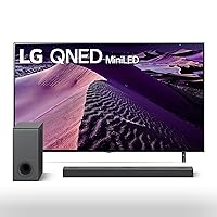 LG 55-inch Class QNED85 Series 4K Smart TV with Alexa Built-in 55QNED85UQA S80QY 3.1.3ch Sound Bar w/Center Up-Firing, Dolby Atmos DTS:X, Works w/Alexa, Hi-Res Audio, IMAX Enhanced