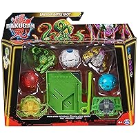 Bakugan Battle 5-Pack, Toys for Boys and Girls Ages 6-15, Includes 2 Spinning Bakugan, 3 Rolling Bakugan, Trading Cards & Accessories