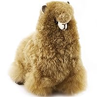 Llama Stuffed Animal - Super Soft Baby Alpaca Toy (9 inches, Brown) - Cuddly Handmade Stuffed Animals & Plushies - Alpaca Gifts