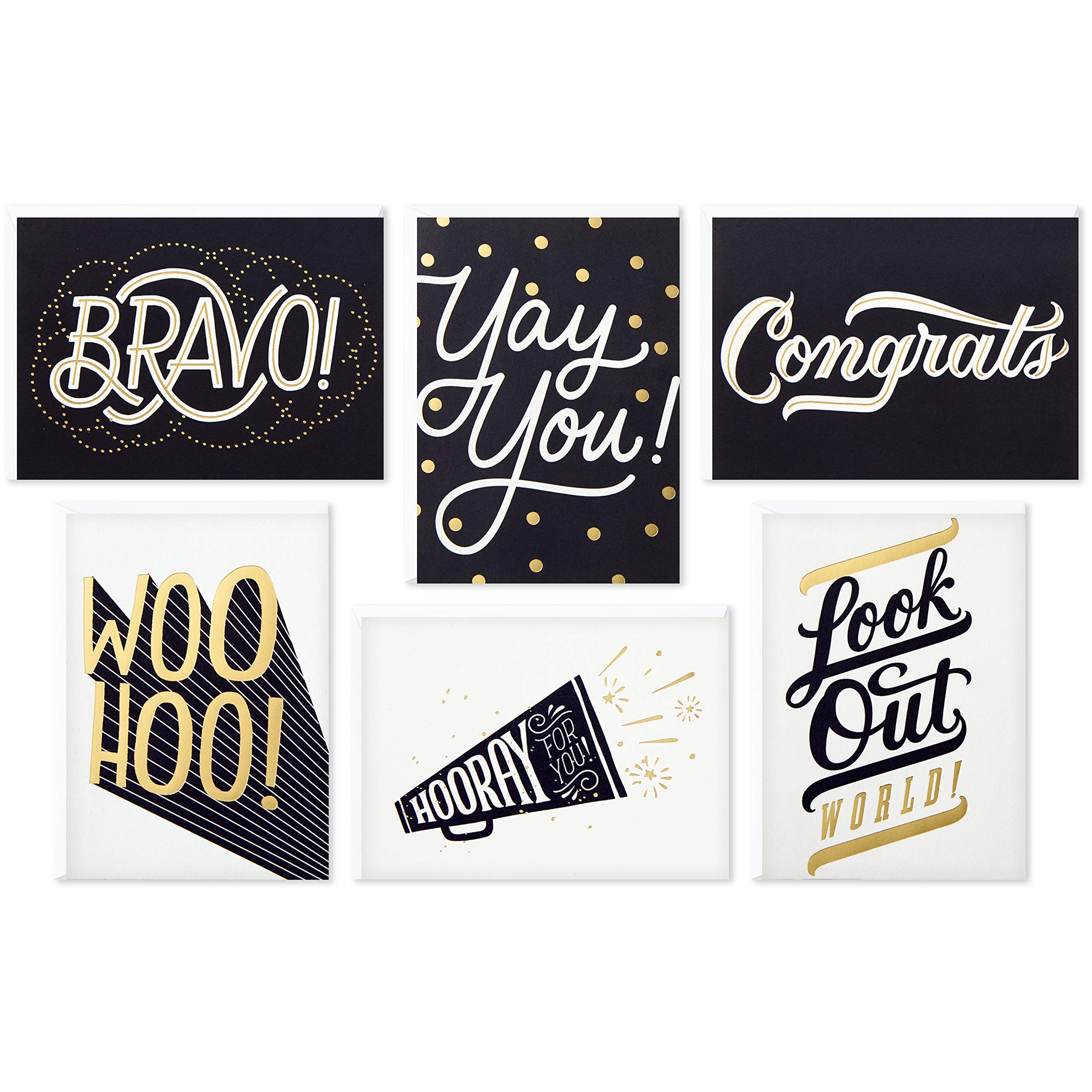 Hallmark Congratulations Card and Graduation Card Assortment (Boxed Set of 24 Cards with Envelopes)