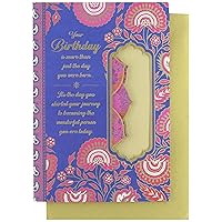 Hallmark Golden Thread Birthday Card (Pop Up Flower)