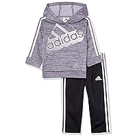 adidas boys 2-piece Hooded Pullover Pant Set