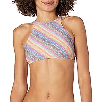 ARENA Women's Rule Breaker Think Crop MaxLife Bikini Top