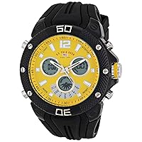 U.S. Polo Assn. Sport Men's US9494 Analog-Digital Display Analog Quartz Black Watch, Black, Digital