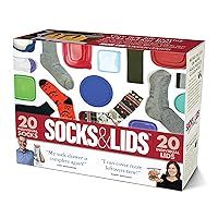 Prank-O Socks & Lids Gag Gift Empty Box, Mother's Day Gift Box, Wrap Your Real Present in a Convincing and Funny Fake Gift Box, Practical Joke for Birthday Presents, Holidays, Parties