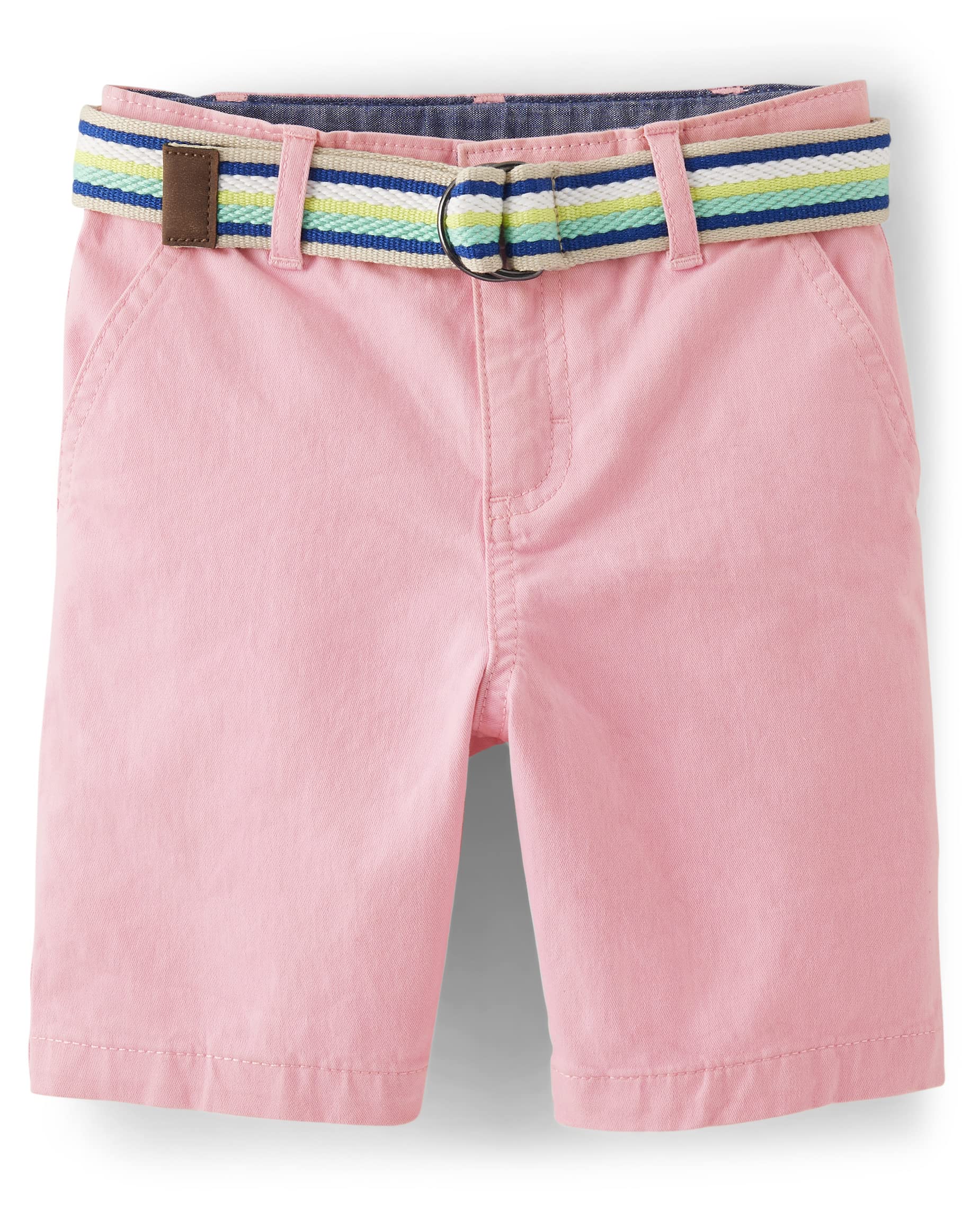 Gymboree Boys' and Toddler Belted Twill Chino Shorts