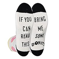 OoohYeah Unisex Novelty If You Can Read This Saying Athletic Crew Socks, Cool Funny Cotton Dress Socks Gift for Men & Women
