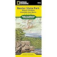 Baxter State Park Map [Mount Katahdin, Katahdin Iron Works] (National Geographic Trails Illustrated Map, 754)