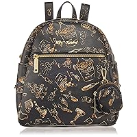 Betsey Johnson Women's XOAMIRA Champagne Party Backpack, Black/Gold, One Size