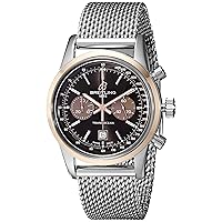 Breitling Men's U4131012-Q600 Transocean Analog Display Swiss Automatic Silver Watch