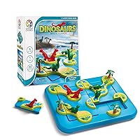 SmartGames Dinosaurs: Mystic Islands Board Game, a Fun, STEM Focused Prehistoric Brain Game and Puzzle Game for Ages 6 and Up