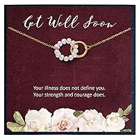 Get Well Soon Gifts, Recovery Gift Ideas, Cheer up Gifts, Get Well Gifts, Strength Necklace, Cancer Survivor, Chemo Gifts for Friend Support Gifts
