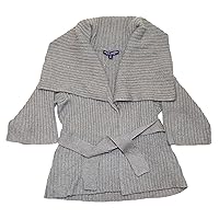 Ralph Lauren Polo Black Label Womens Cashmere Shawl Sweater Cardigan Italy Gray Large $1898